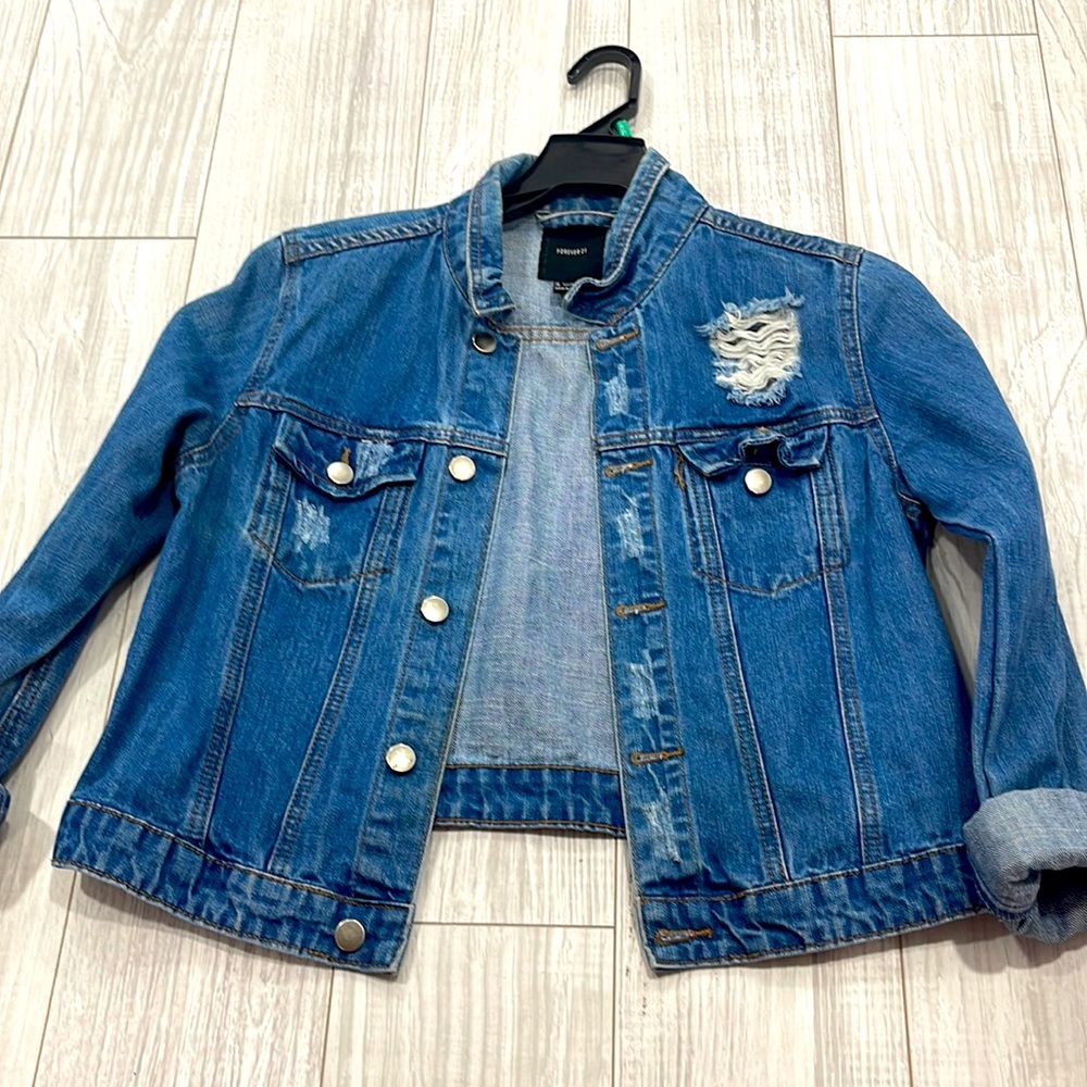 Ripped Denim Jacket